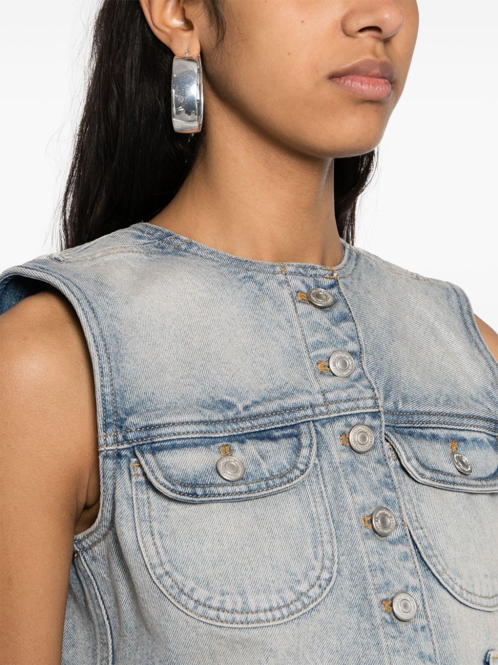 COURREGES PRE Vest Denim