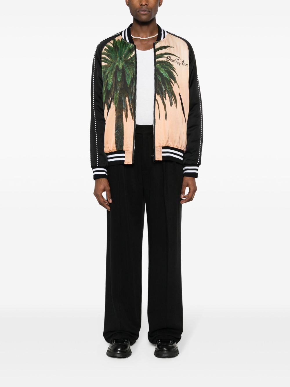 BLUE SKY INN varsity jacket