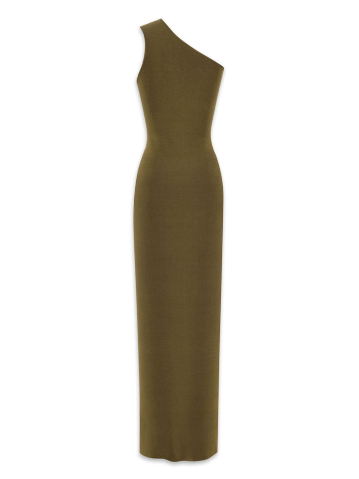 Saint Laurent One-Shoulder Maxi Dress