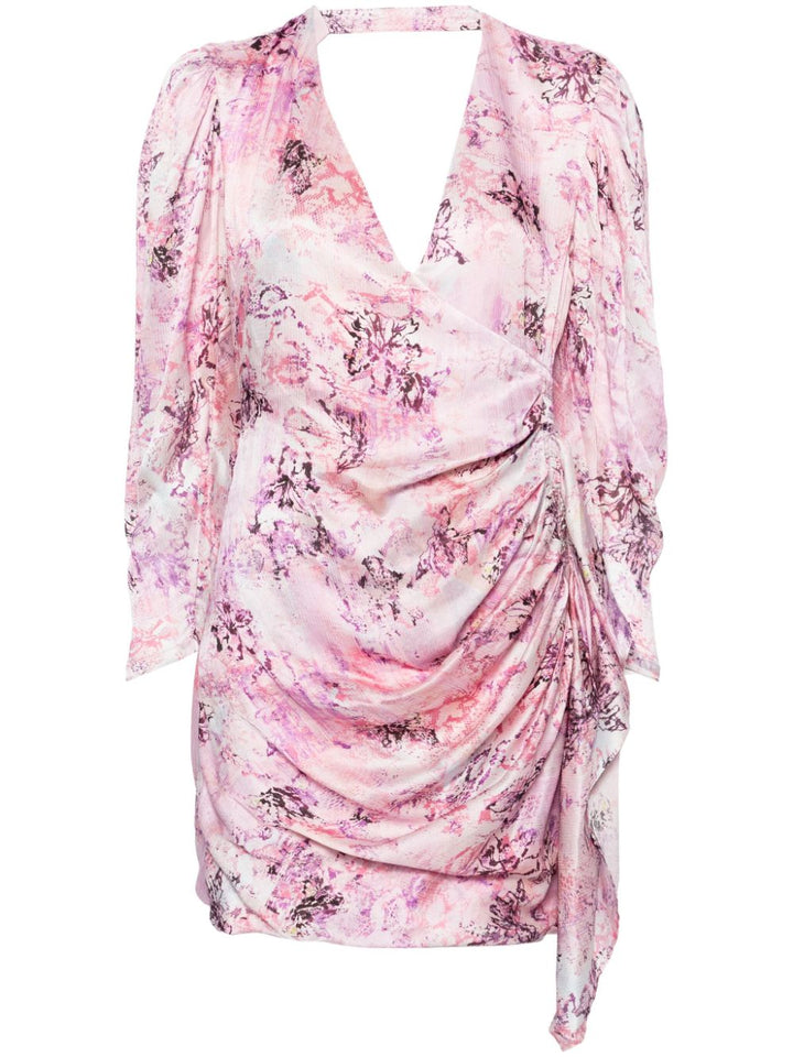 Iro Print Mini Dress