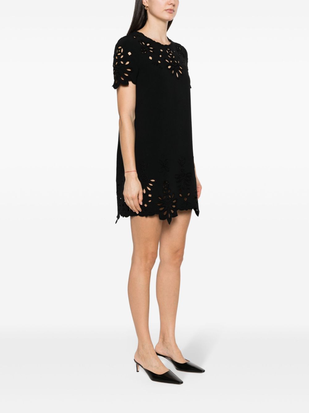 Ermanno Scervino Cut-Out Mini Dress