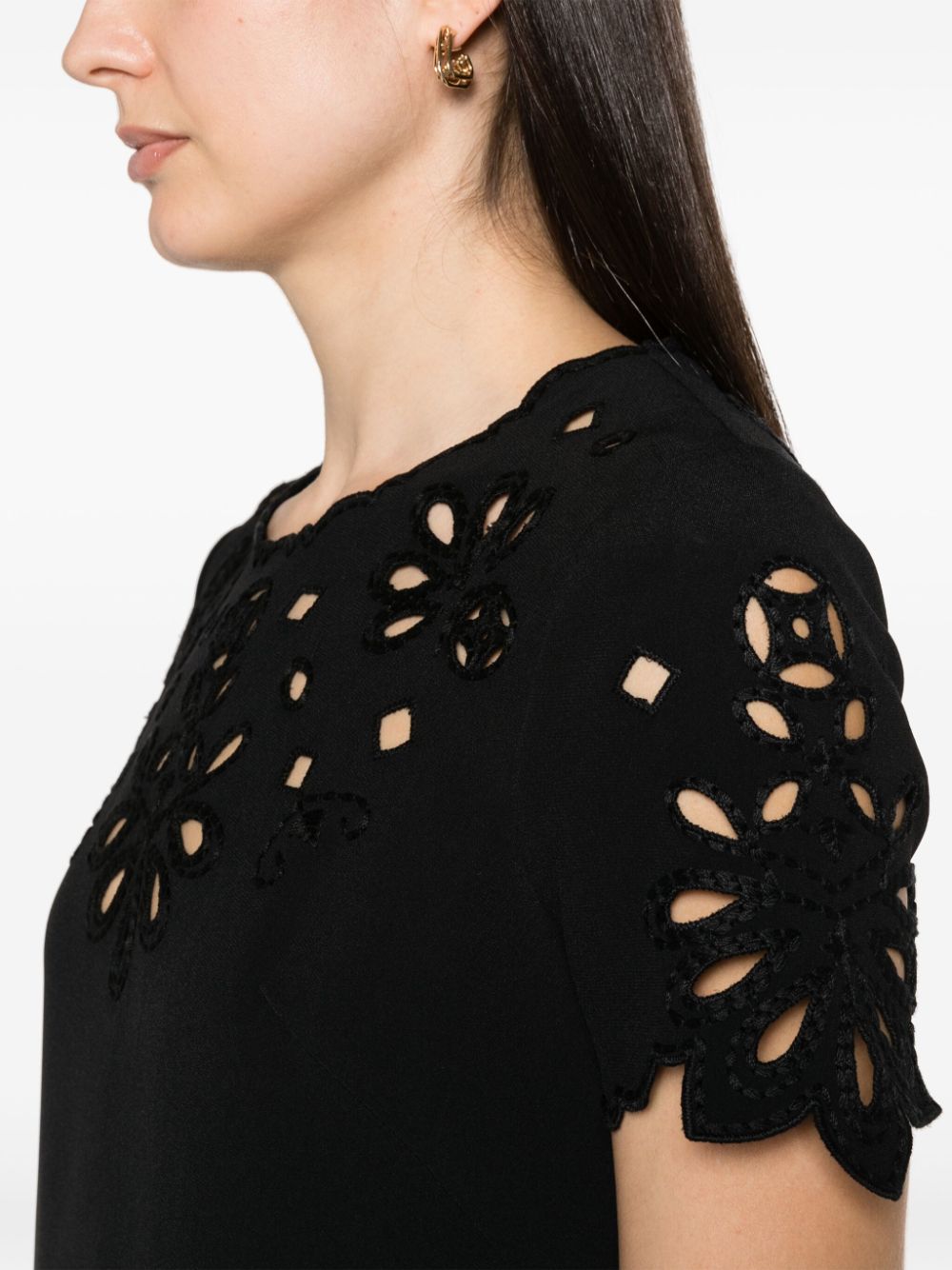Ermanno Scervino Cut-Out Mini Dress