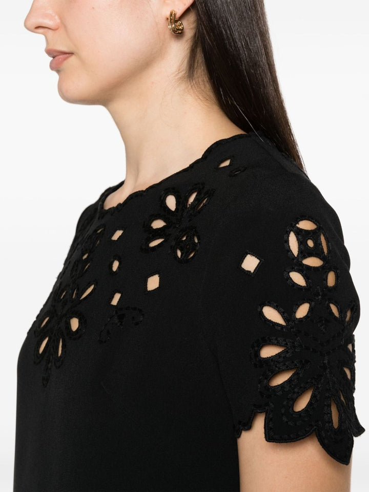 Ermanno Scervino Cut-Out Mini Dress