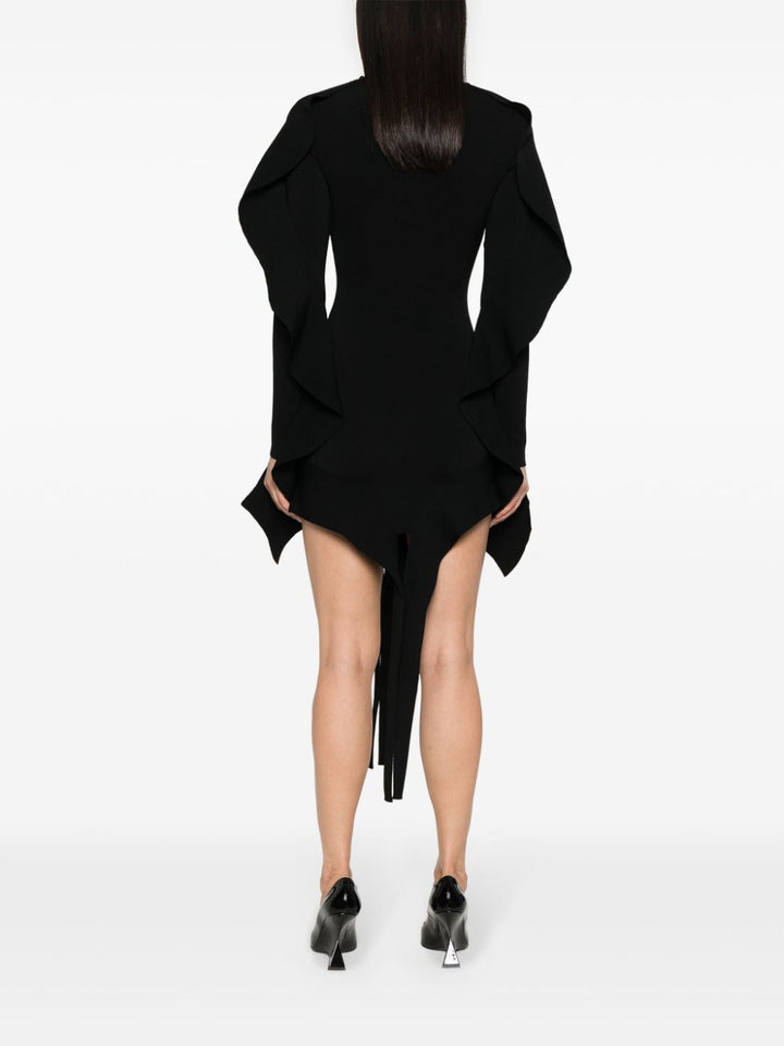 MUGLER asymmetric Mini Dress