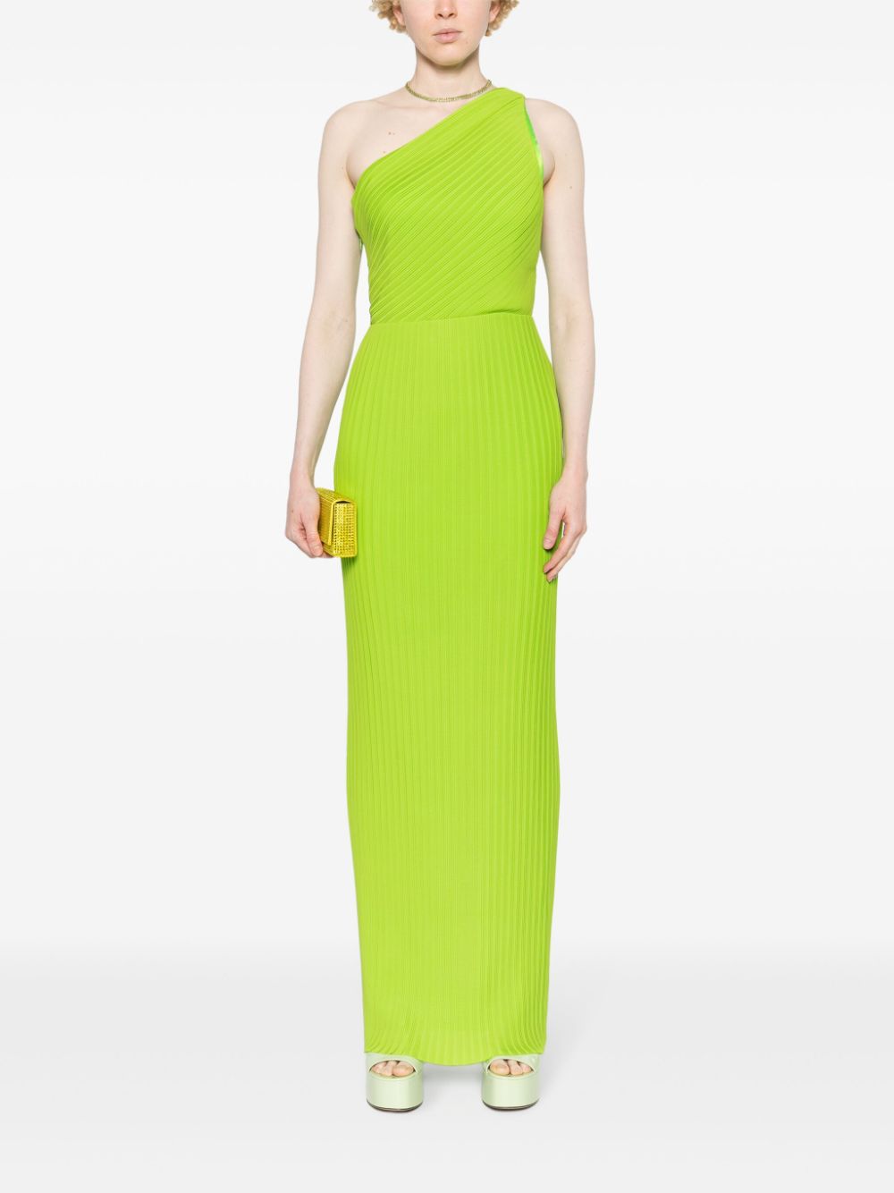 Solace London One-Shoulder Dress