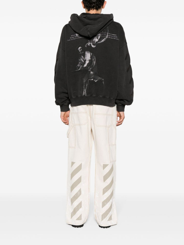 Off White St. Matthew cotton hoodie