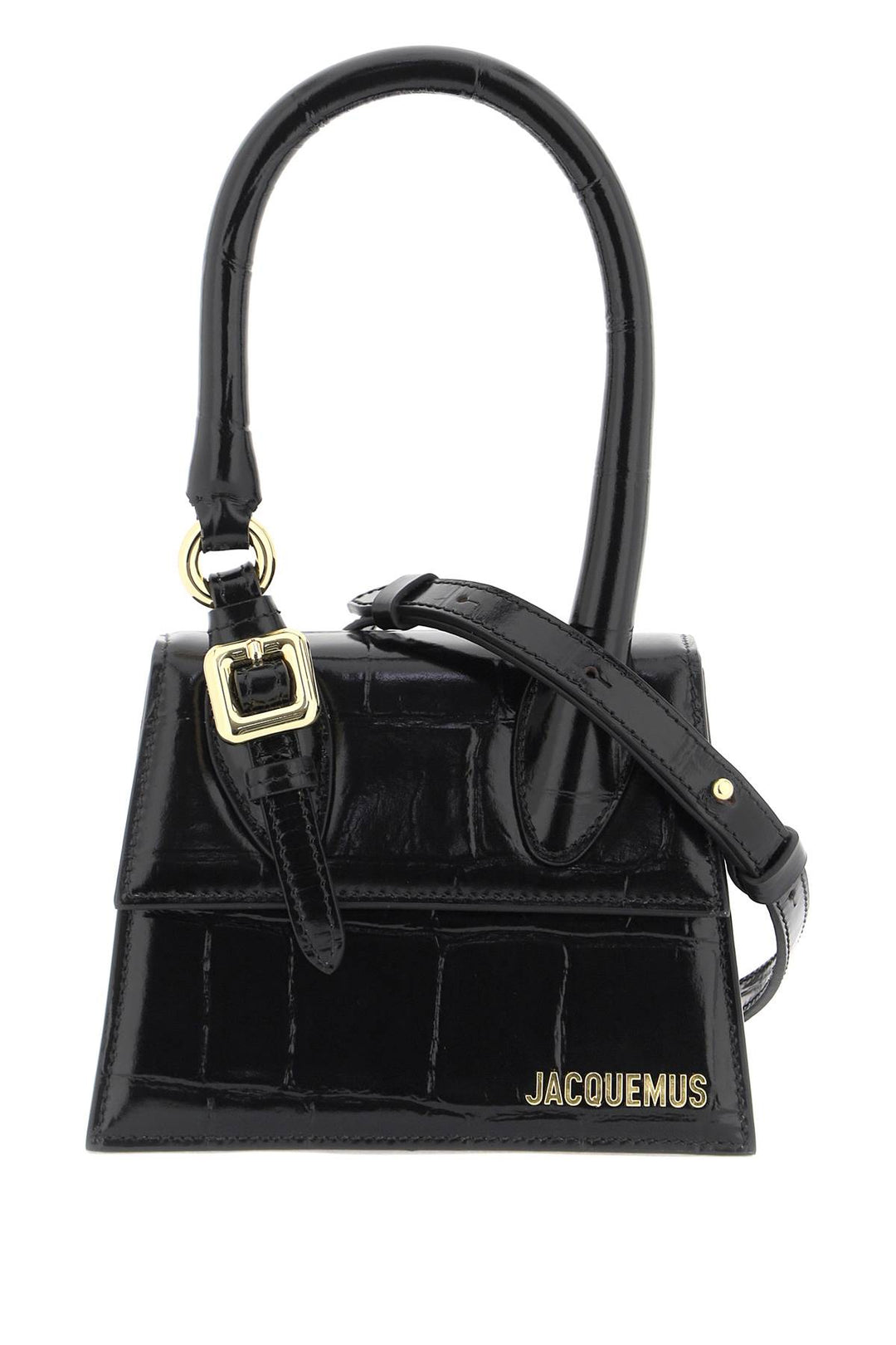 Jacquemus Le Chiquito Moyen Boucle Bag   Nero