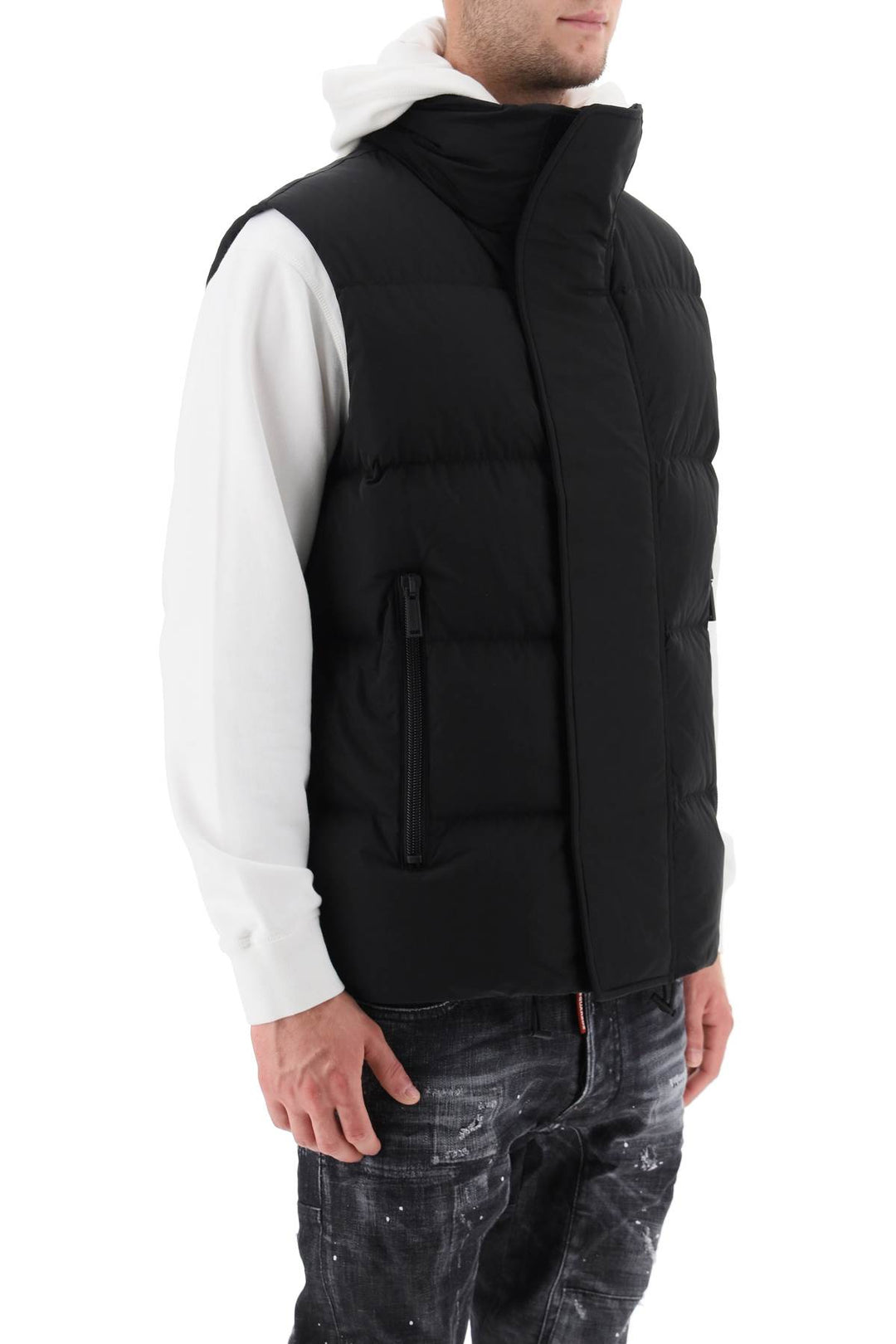 Dsquared2 Quilted Down Vest   Nero