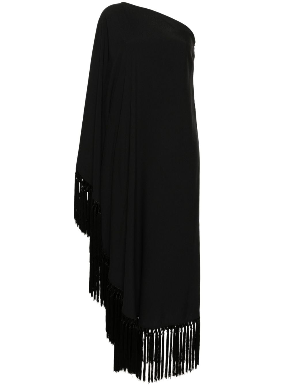 TALLER MARMO PRE One-Shoulder Fringe Dress