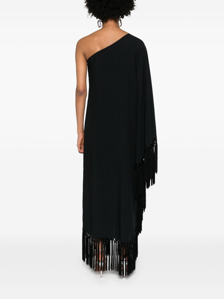 TALLER MARMO PRE One-Shoulder Fringe Dress