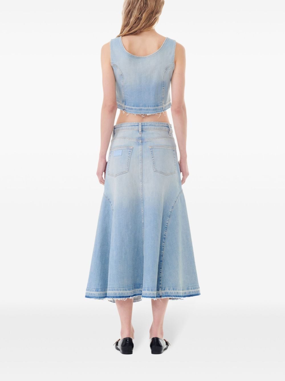 GANNI Denim Skirt