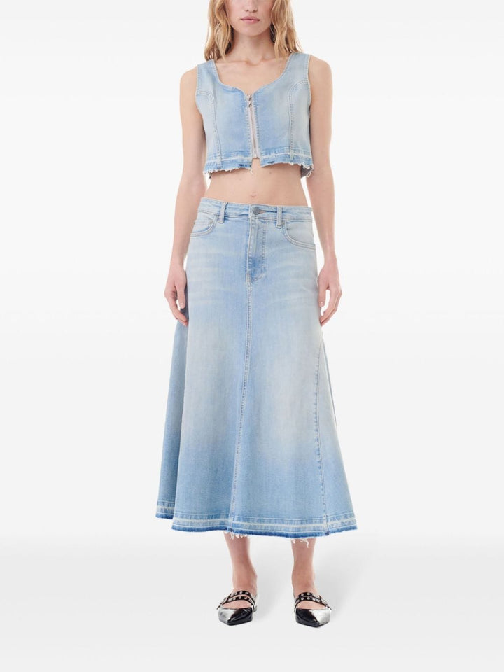GANNI Denim Skirt