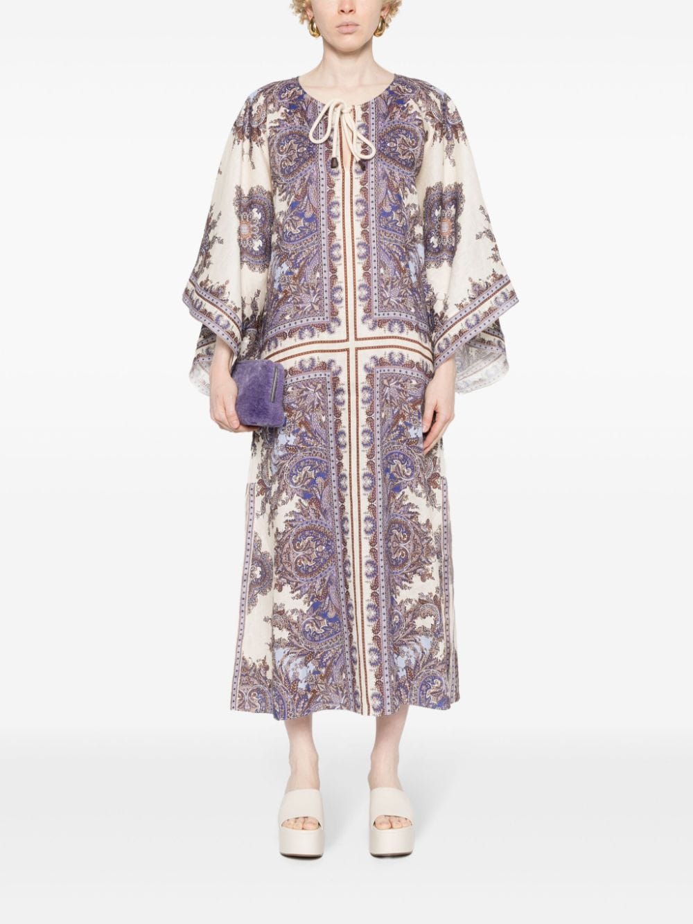 Zimmermann Paisley Kaftan Dress
