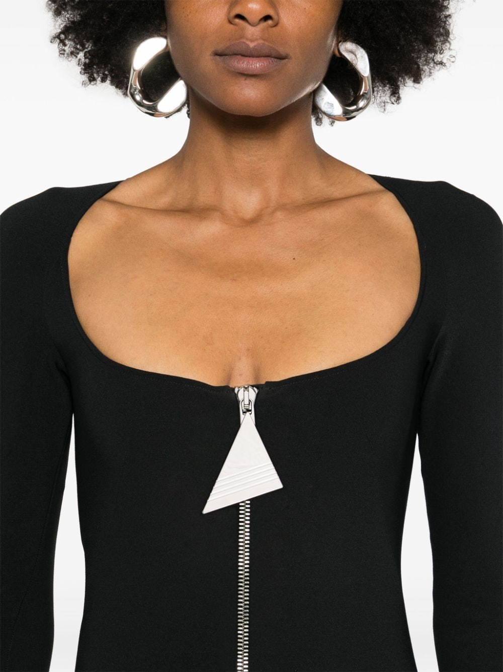 The Attico Mini Zip Dress