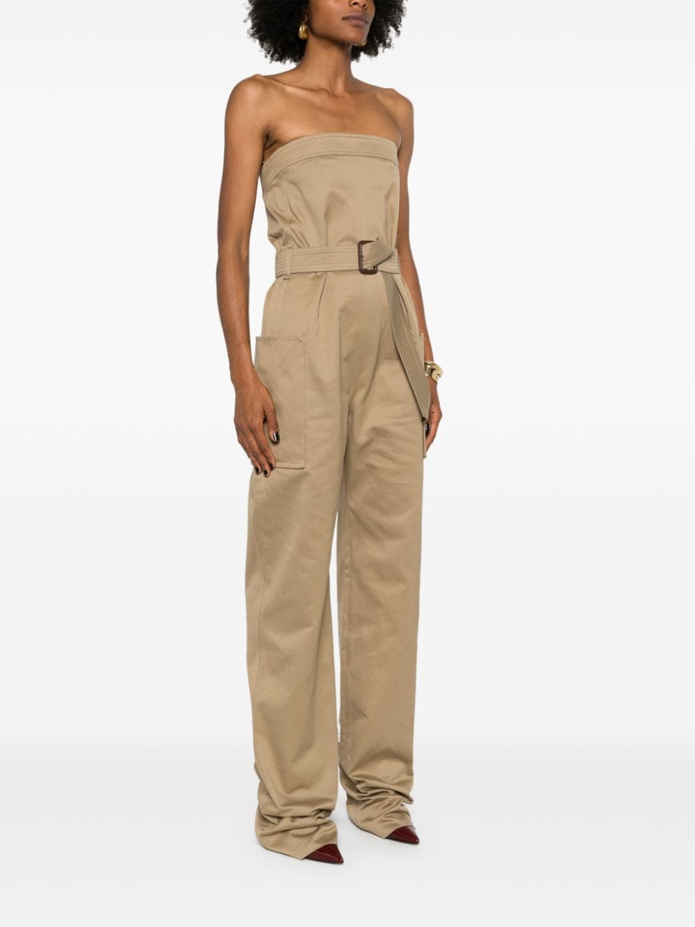 Saint Laurent Cotton Jumpsuit