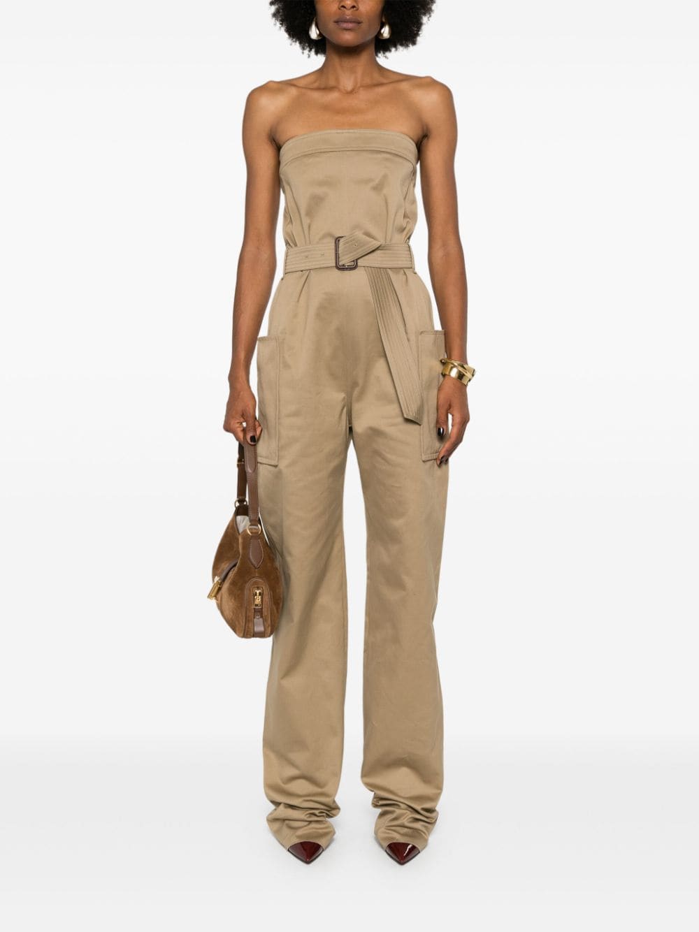 Saint Laurent Cotton Jumpsuit
