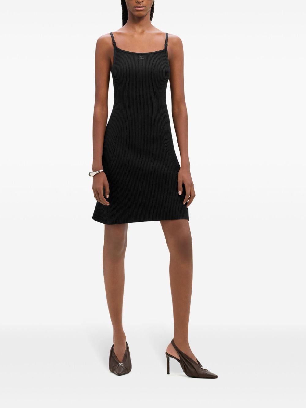 COURREGES PRE Ribbed Mini Dress