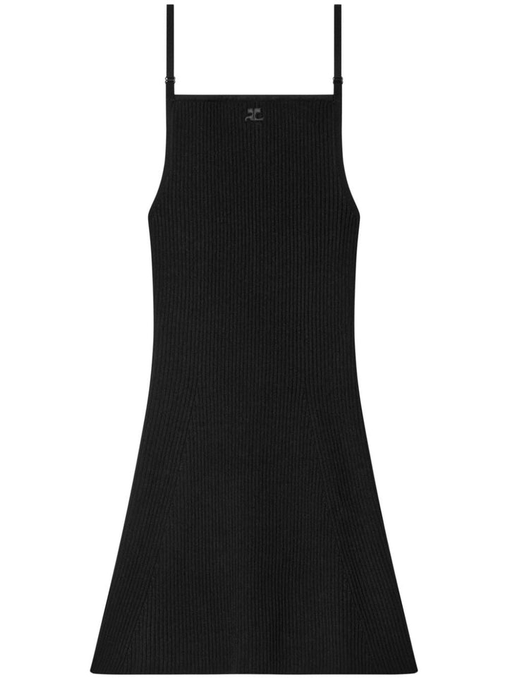 COURREGES PRE Ribbed Mini Dress