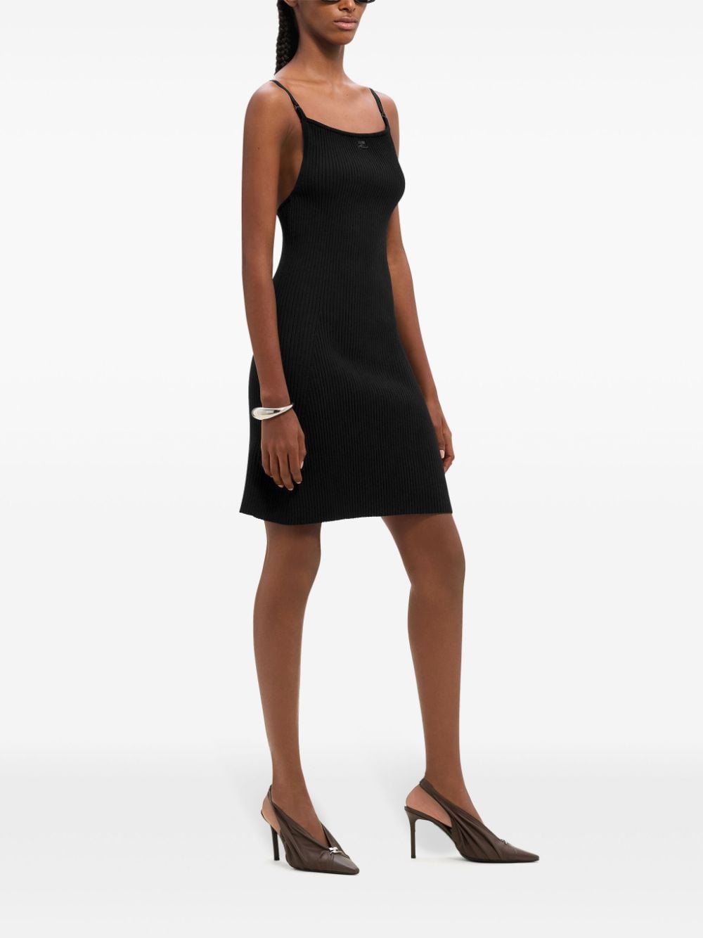 COURREGES PRE Ribbed Mini Dress