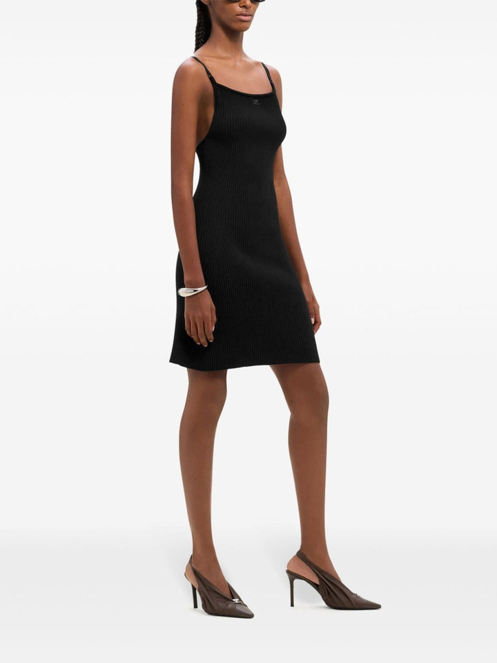 COURREGES PRE Ribbed Mini Dress