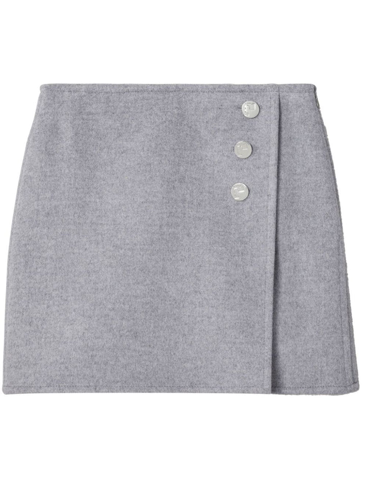 Tory Burch Wool Mini Skirt