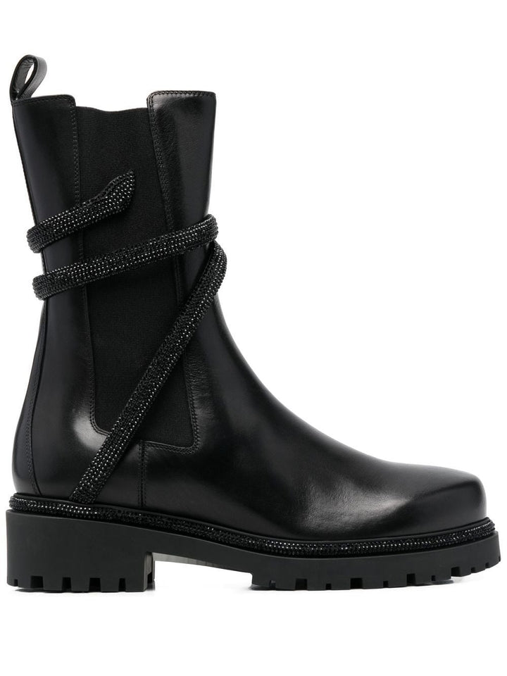 René Caovilla Cleo biker boots