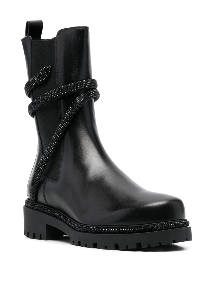 René Caovilla Cleo biker boots