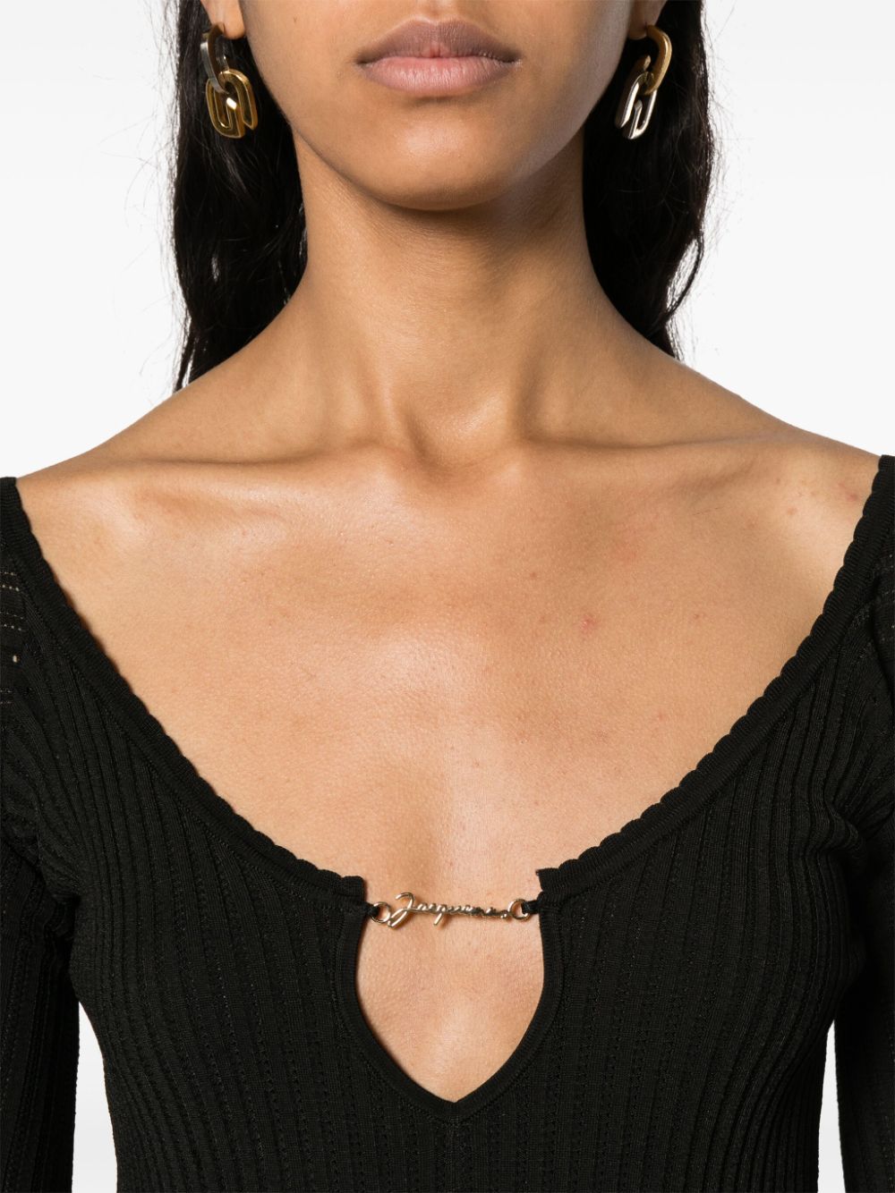 JACQUEMUS Mini Knit Dress