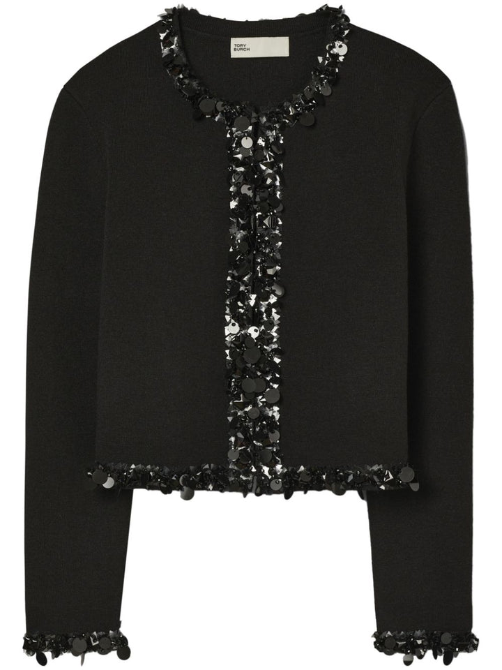 Tory Burch sequin embellishment Cardigan
