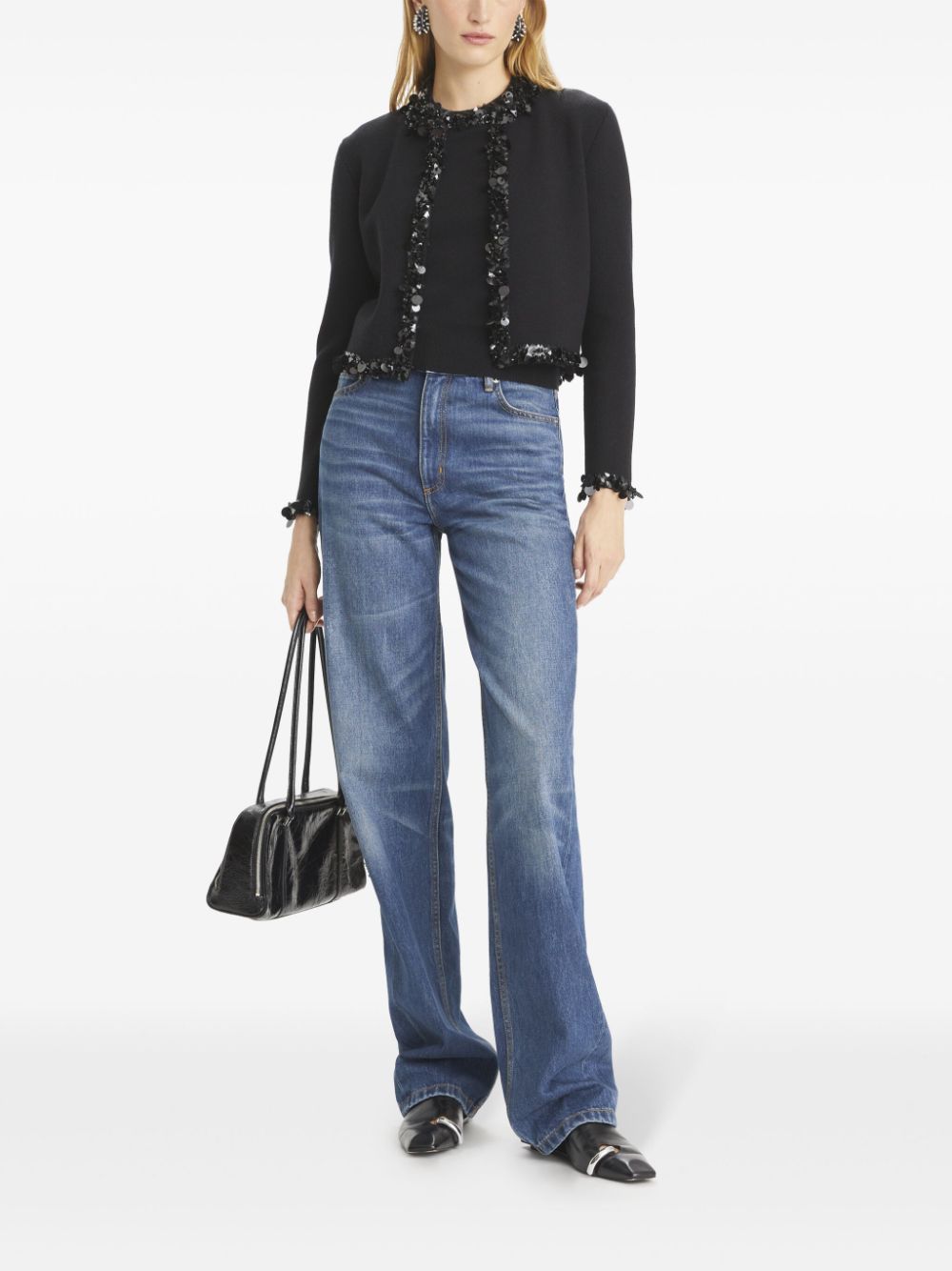 Tory Burch sequin embellishment Cardigan