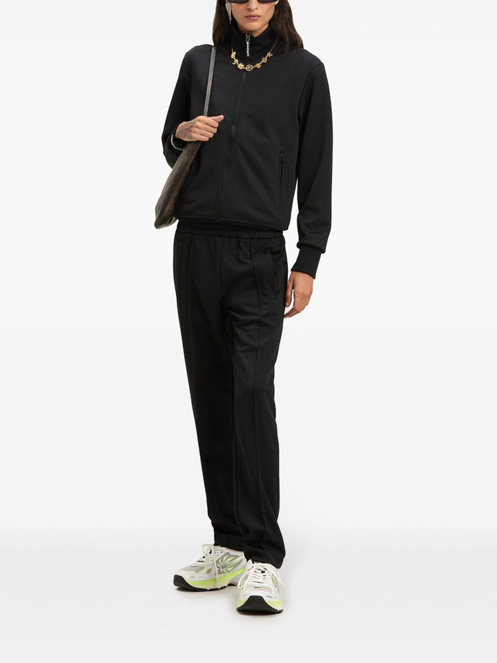 Palm Angels zip logo sweatshirt