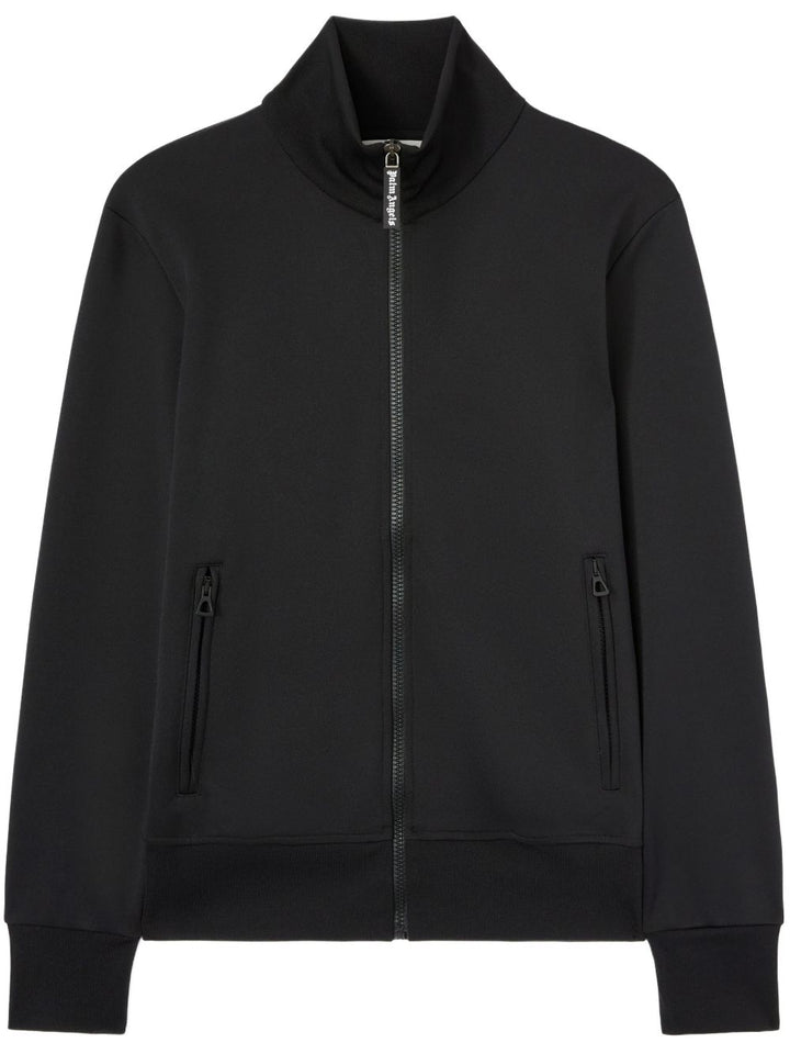 Palm Angels zip logo sweatshirt
