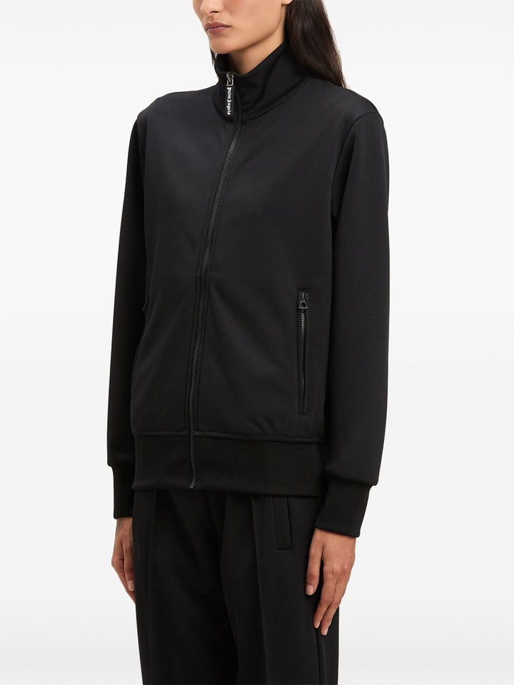 Palm Angels zip logo sweatshirt
