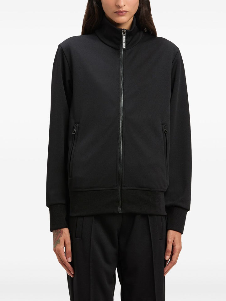 Palm Angels zip logo sweatshirt