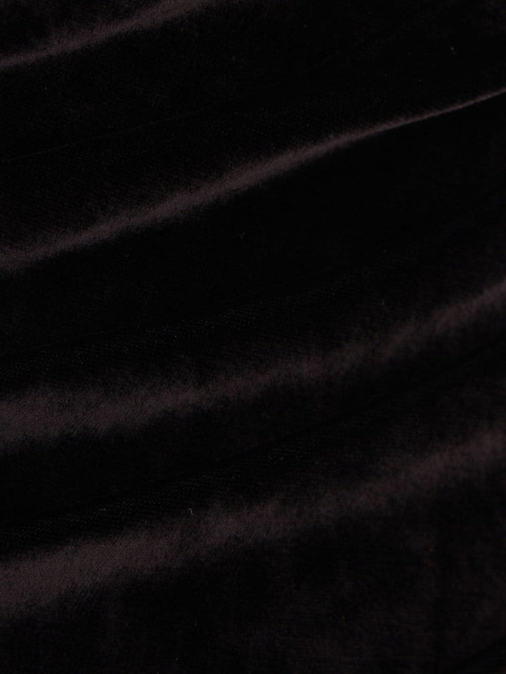 Balenciaga One-Shoulder Velvet Dress