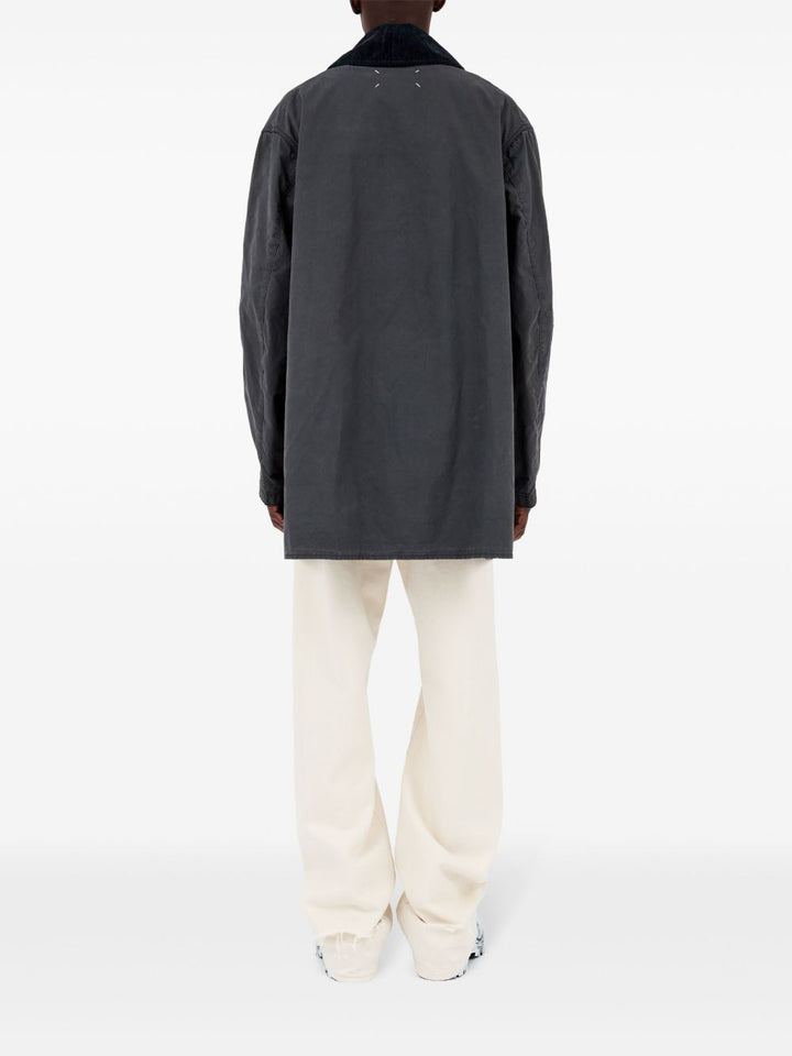 Maison Margiela Double Breasted Cotton Jacket