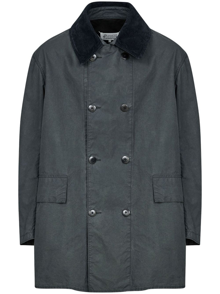 Maison Margiela Double Breasted Cotton Jacket