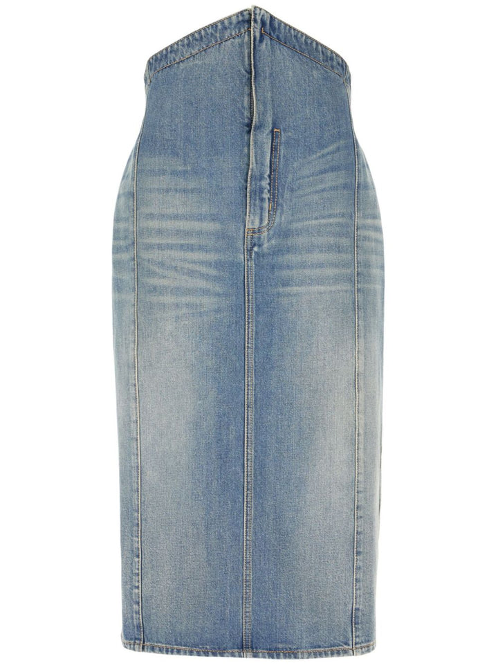 Alexander McQueen Denim Skirt