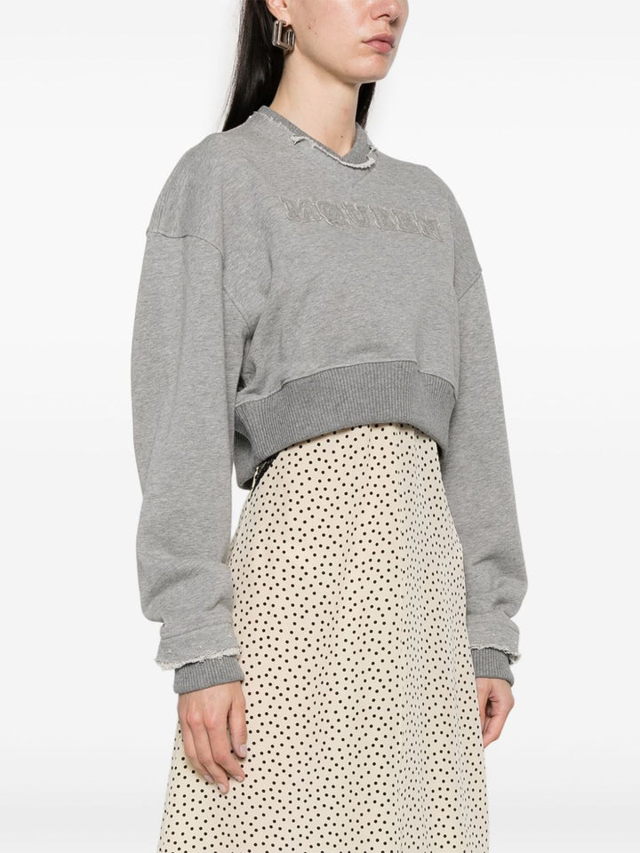 Alexander McQueen Cropped Sweatshirt