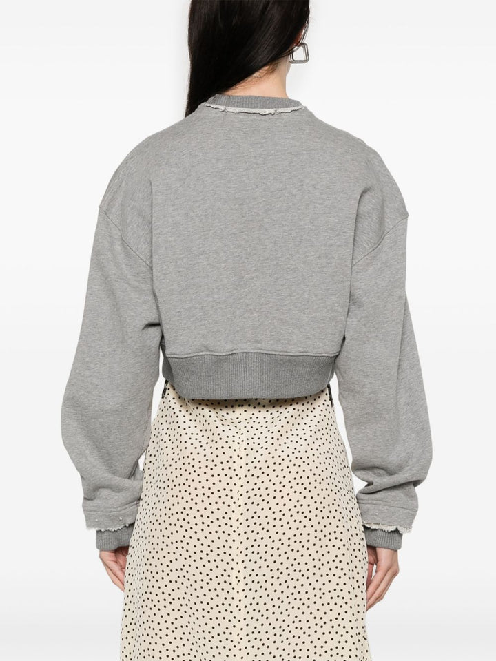 Alexander McQueen Cropped Sweatshirt