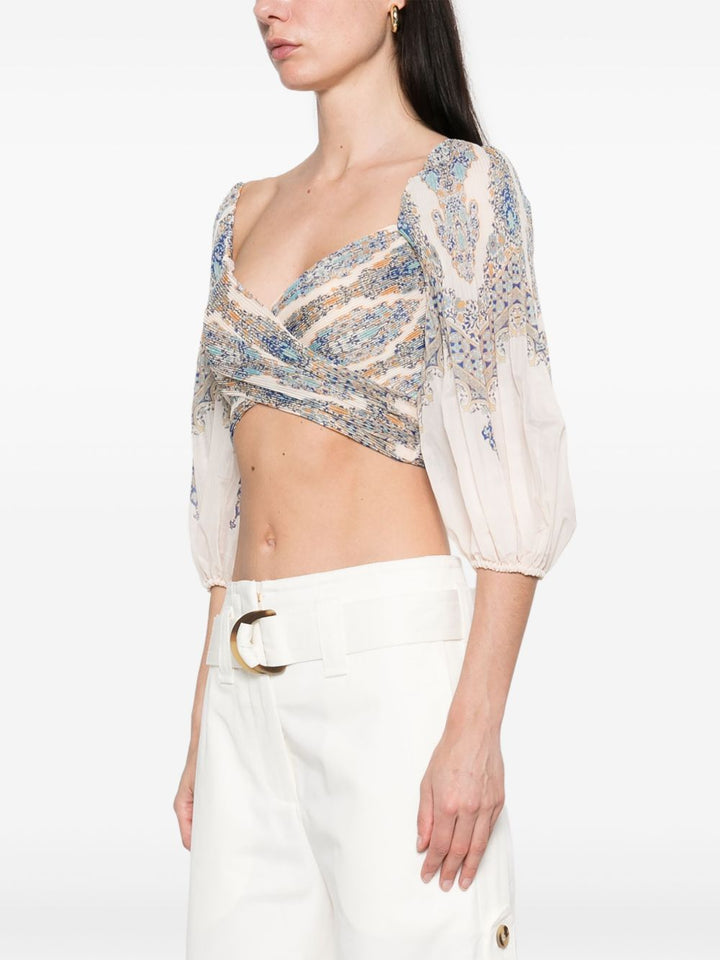 Zimmermann pleated crop top