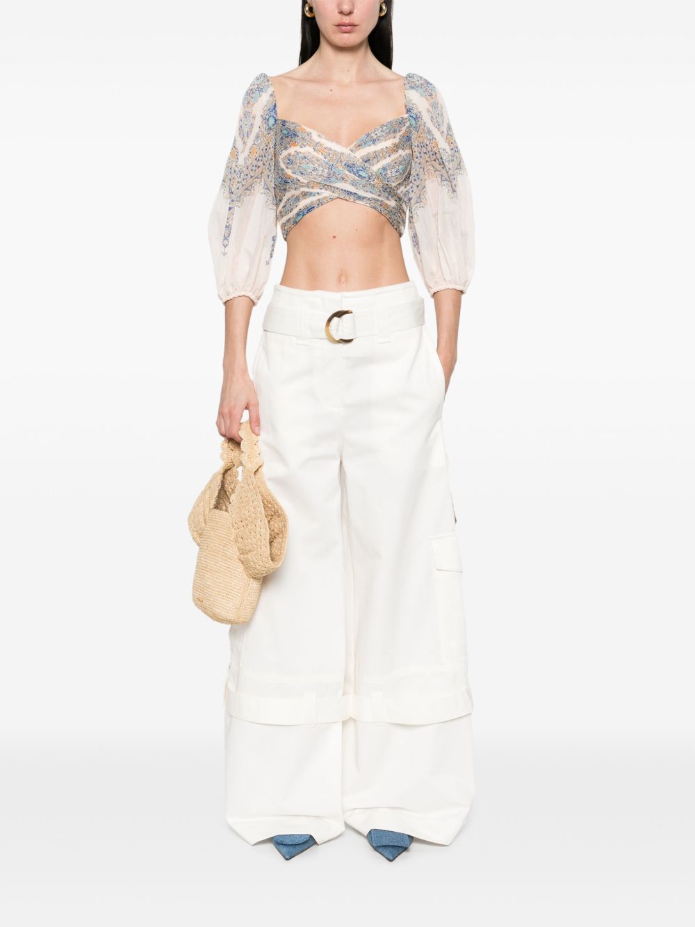 Zimmermann pleated crop top