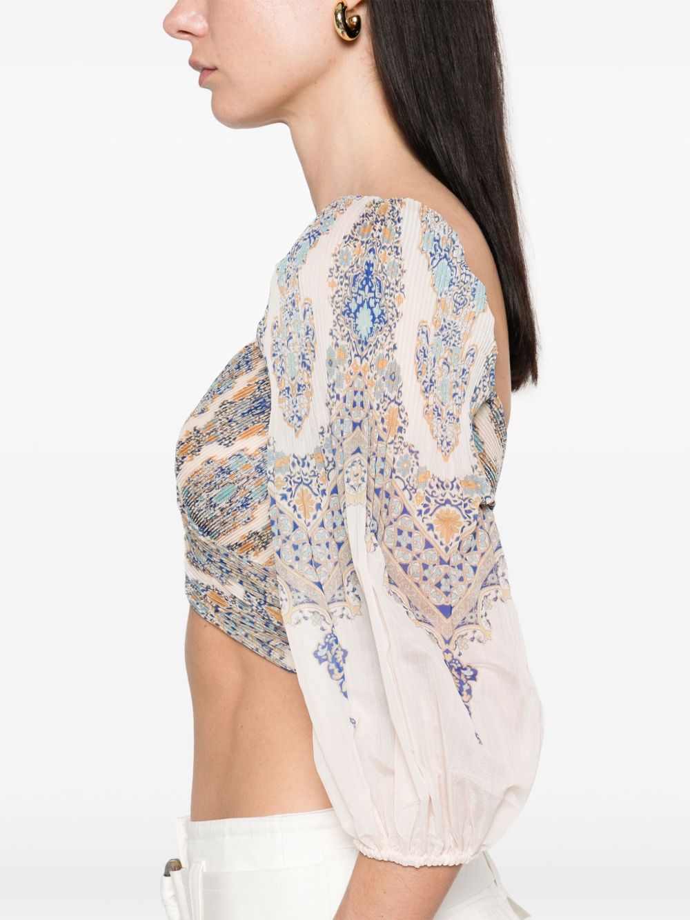 Zimmermann pleated crop top