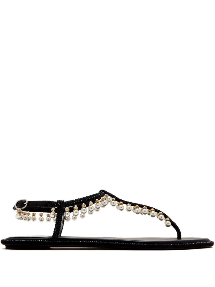 René Caovilla Diana pearl sandals