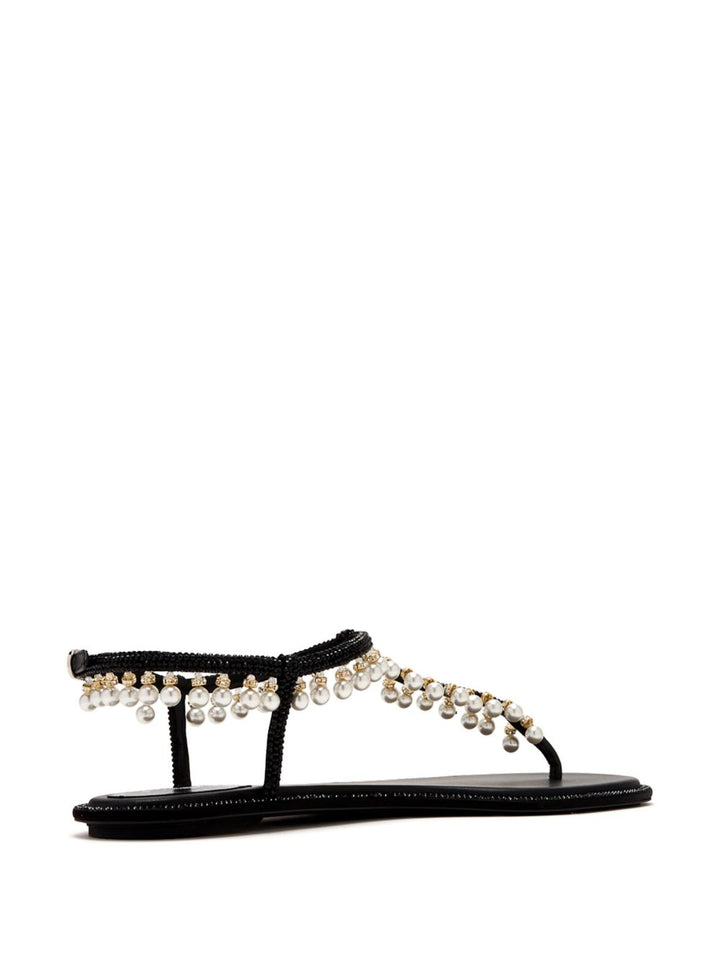 René Caovilla Diana pearl sandals