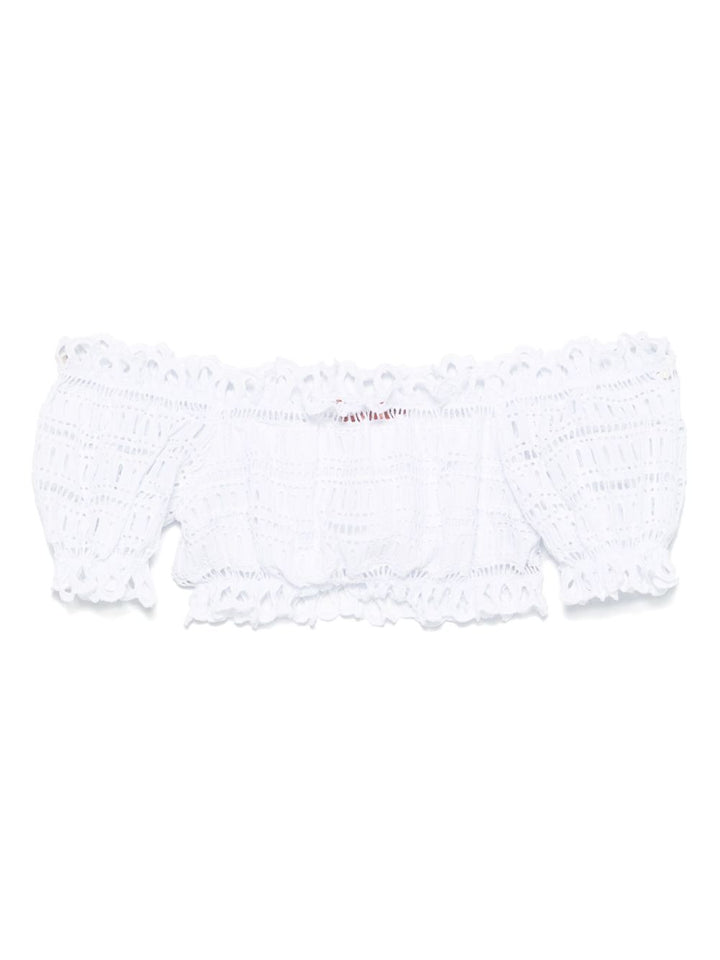 Ermanno Scervino Off-shoulder Lace-detail top
