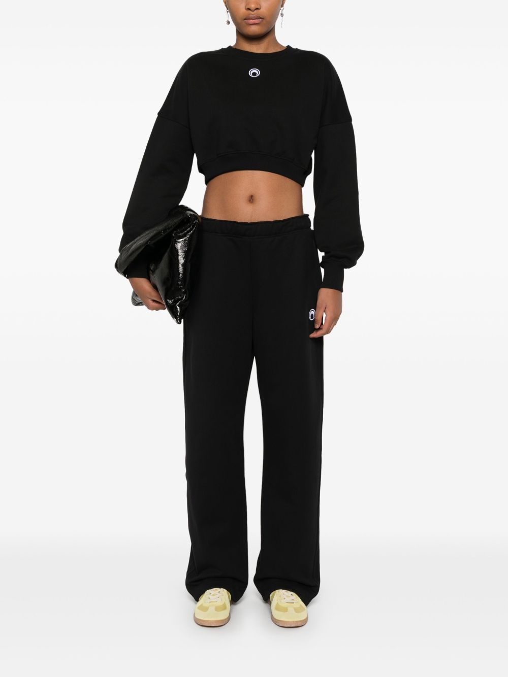 MARINE SERRE Cropped Sweatshirt