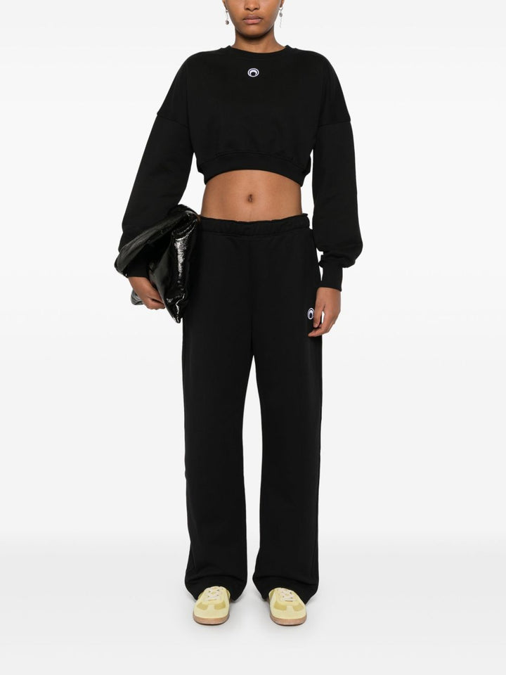 MARINE SERRE Cropped Sweatshirt