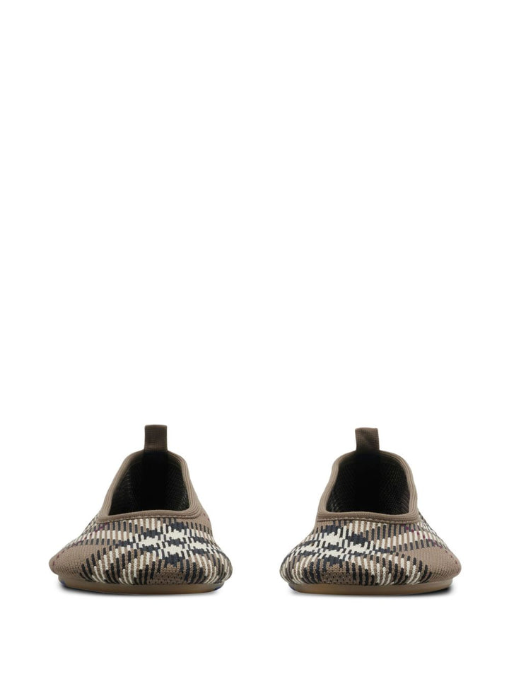 Burberry Checkered Ballerina Flats