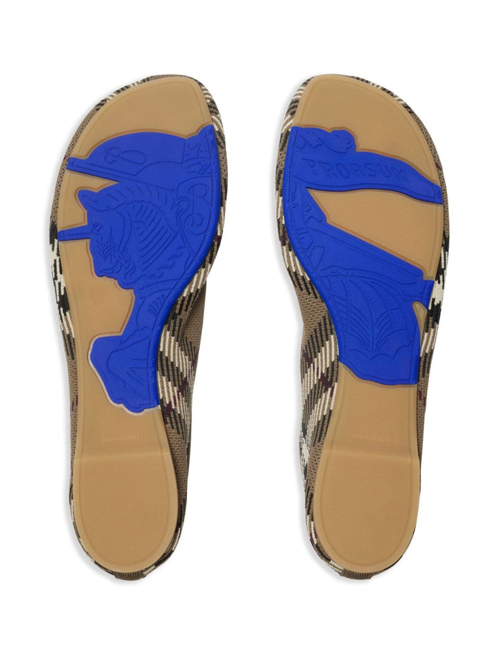 Burberry Checkered Ballerina Flats